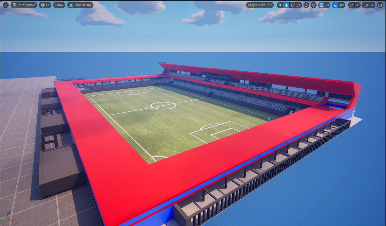 Estadi Johan Cruyff in Fortnite — alpha build